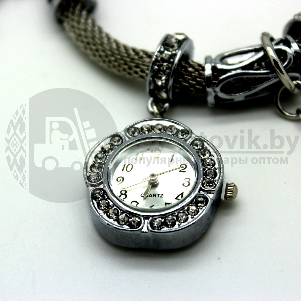 Часы Pandora на металлическом плетёном ремешке - фото 4 - id-p93850150