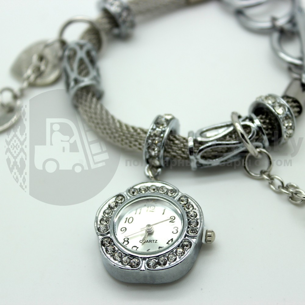 Часы Pandora на металлическом плетёном ремешке - фото 5 - id-p93850150