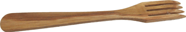 Вилка деревянная