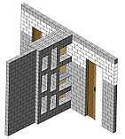Конструктор для стен, перегородок, зонирования помещений, мебели в натуральную величину, фото 3
