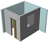 Конструктор для стен, перегородок, зонирования помещений, мебели в натуральную величину, фото 4
