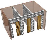 Конструктор для стен, перегородок, зонирования помещений, мебели в натуральную величину, фото 5