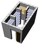 Конструктор для стен, перегородок, зонирования помещений, мебели в натуральную величину, фото 8