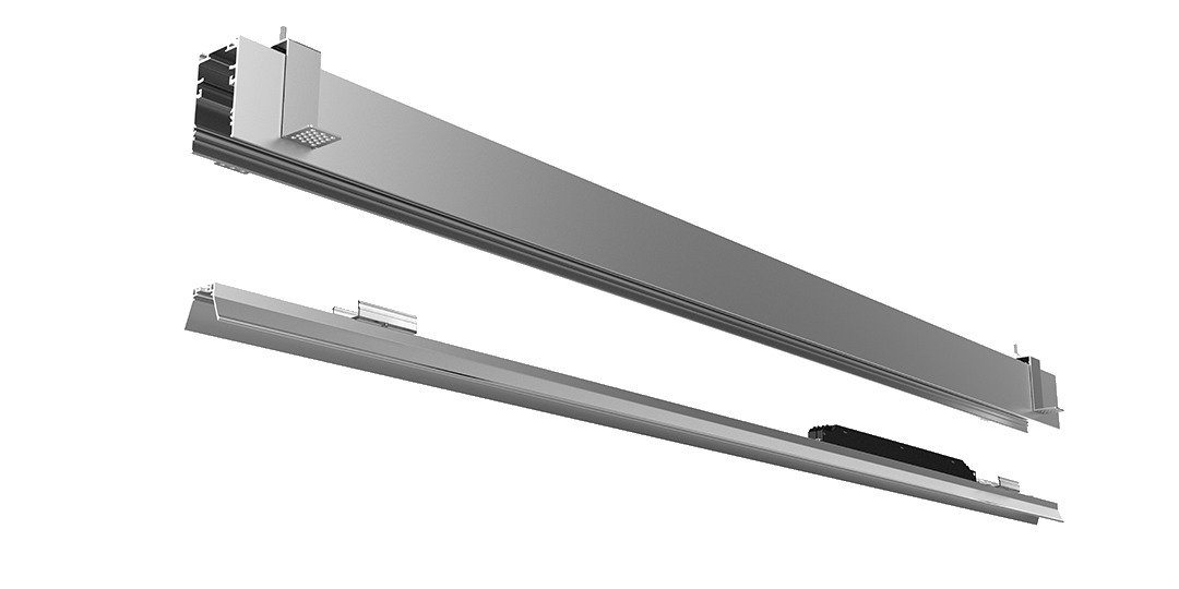 Профиль накладной/подвесной светодиодный L5570 (2,5 м., комплект) - фото 8 - id-p93861021