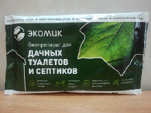 Экомик для дачных туалетов и септиков, 80 г  "Биотехсоюз", Россия