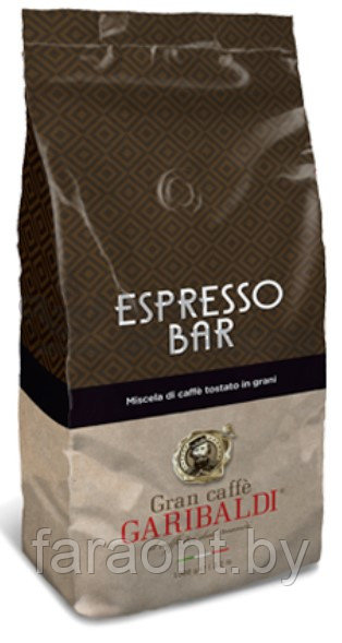 Кофе в зернах GARIBALDI ESPRESSO BAR (10% арабика + 90% робуста)