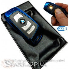 Электроимпульсная зажигалка Lighter 811 USB спиральная BMW