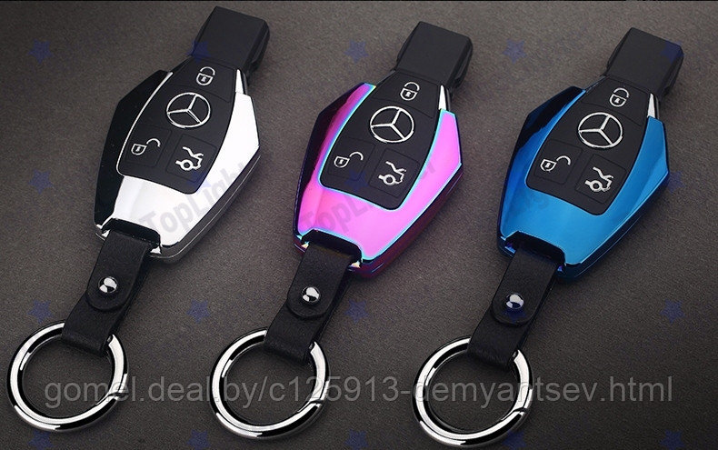 Электроимпульсная зажигалка Lighter 811 USB спиральная Mersedes-Benz