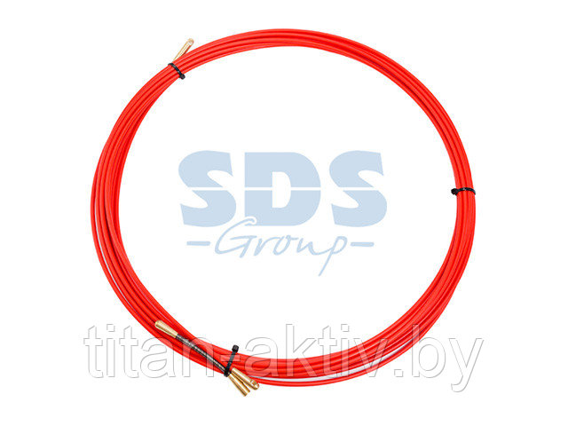 Протяжка кабельная (мини УЗК в бухте), стеклопруток, d=3,5 мм 15 м красная (REXANT) - фото 2 - id-p93117065