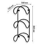 Держатель металлический для полотенец ДДПН-1 (40*18*10), фото 2