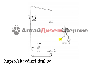 Стекло кабины левое 1641065 (164-1065) CAT (Катерпиллер, Caterpillar)