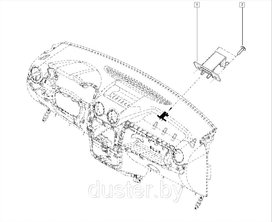 Антенна навигационной системы GPS Renault Duster, RENAULT ОРИГИНАЛ - фото 3 - id-p94037993