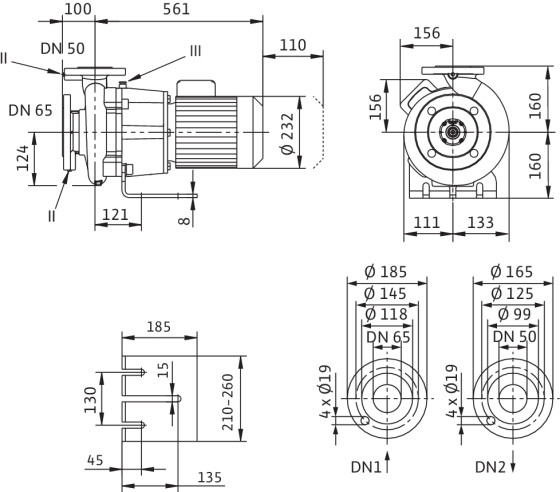 Насос Wilo BL 50/120-4/2 - фото 3 - id-p94049502