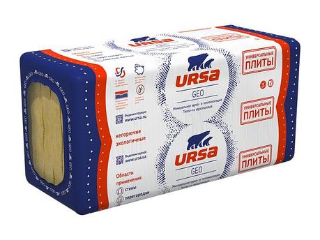 Утеплитель URSA GEO Универсальные плиты 10-1250-600-50 (7,50 м2), фото 2