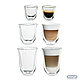 Чашки для кофе DeLonghi Mix Glasses DLSC302 (6 шт) 60/190/220 ml, фото 3