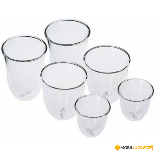 Чашки для кофе DeLonghi Mix Glasses DLSC302 (6 шт) 60/190/220 ml - фото 4 - id-p93984573