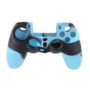 Силиконовый чехол для геймпада DUALSHOCK 4 камуфляжный светло-синий