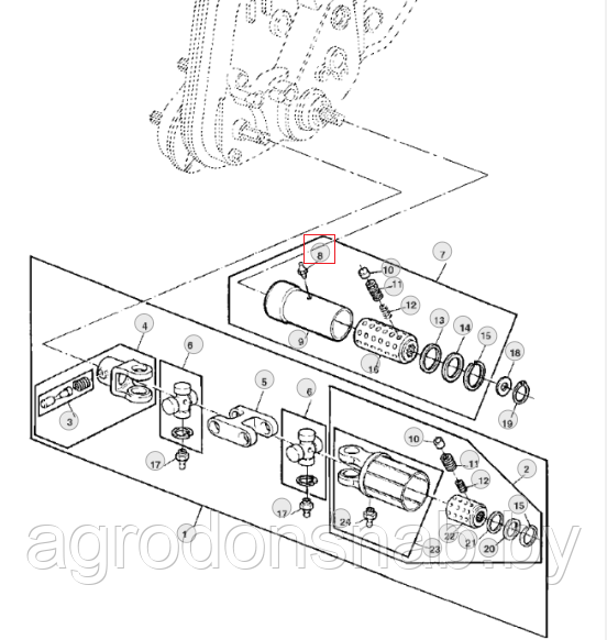 Фитинг AZ49253 - фото 1 - id-p49213869