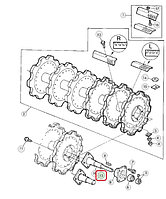 Фланец молотильного барабана Z11832