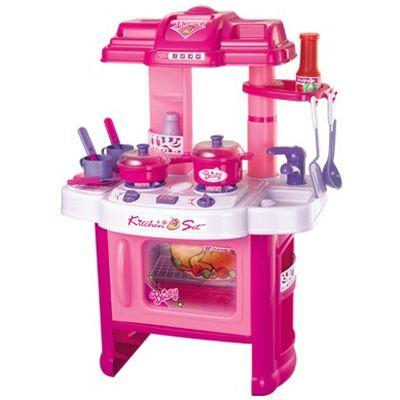 Игровой набор Кухня с духовкой Bambi (розовая) арт.008-26