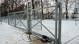 Ворота откатные оцинкованные