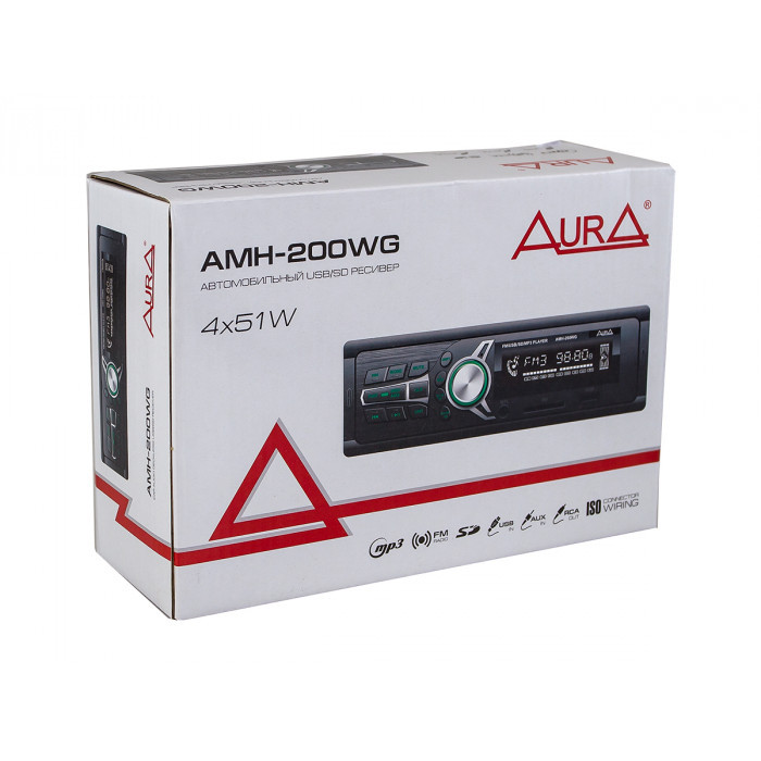 AurA AurA AMH-200WG USB/SD ресивер - фото 1 - id-p94004566