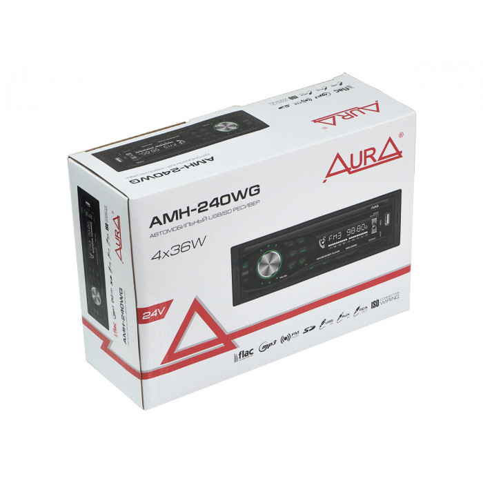 AurA AurA AMH-240WG USB/SD ресивер 12/24V - фото 1 - id-p94004571