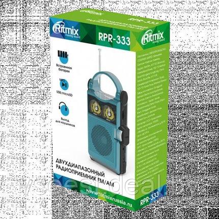 Радиоприемник  RITMIX RPR-333 Blue, фото 2