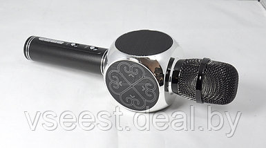 ORIG Портативный микрофон и колонка 2 в одном YS63 (Bluetooth) Чёрный хром, фото 3