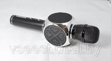 ORIG Портативный микрофон и колонка 2 в одном YS63 (Bluetooth) Чёрный хром, фото 3