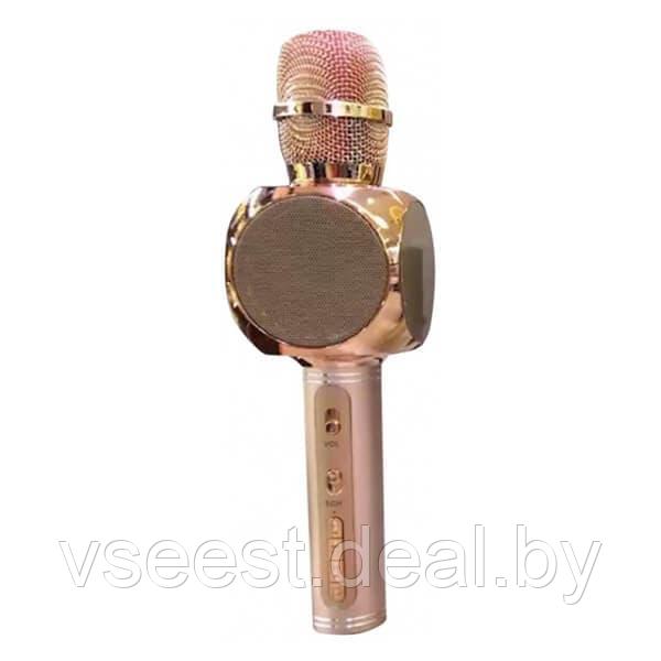ORIG Портативный микрофон и колонка 2 в одном YS63 (Bluetooth) Rose Gold - фото 2 - id-p94175820