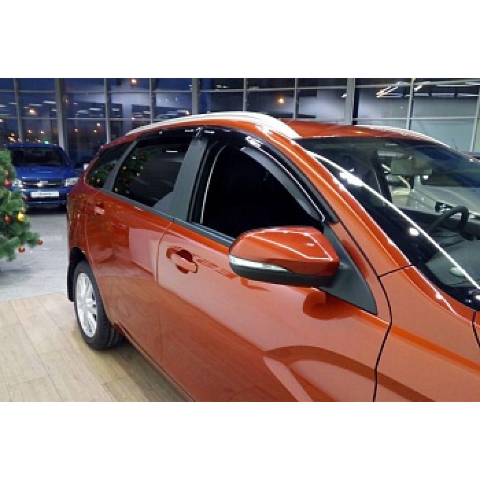 NOVLINE ДЕФЛЕКТОРЫ ОКОН VINGURU LADA VESTA SW CROSS 2017–, МАТЕРИАЛ АКРИЛ