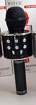 ORIG Портативная микрофон и колонка 2 в одном WSTER WS858 (Bluetooth) Чёрная, фото 2