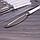 Нож пластиковый 24шт., цвет металл с белой ручкой, фото 3