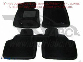 Коврики салона текст.Honda Pilot-> LINER 3D Lux с бортиком черные