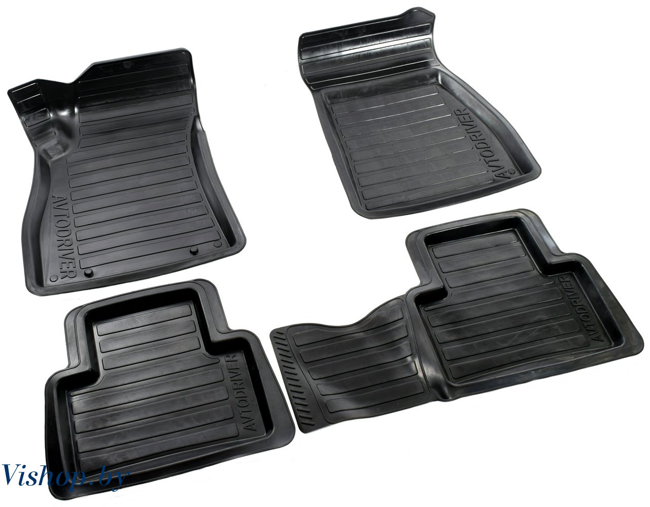 Коврики салона резиновые с бортиком для Nissan Juke