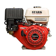 Двигатель для строительной техники STARK GX270 SR(шлицевой вал 25мм,90x90) 9л.с.