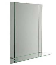 Зеркало настенное, двухслойное, с полочкой, 450×550 мм, с креплением