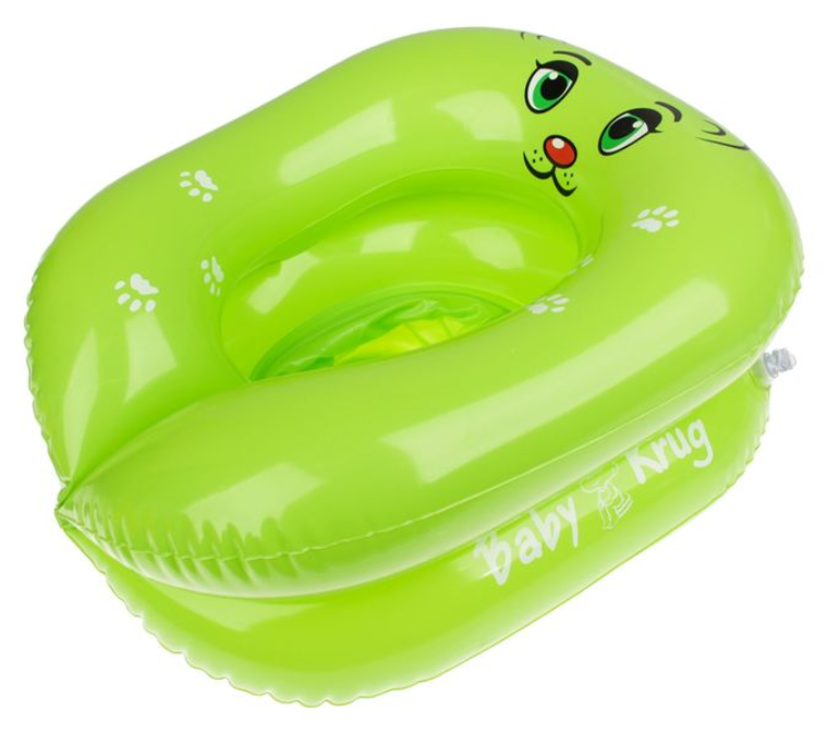 Горшок детский надувной, дорожный, цвет зелёный - фото 1 - id-p94183241