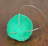 Спицы для вязания, круговые, d=3 мм, 40 см