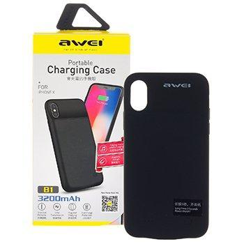 Чехол-аккумулятор Power Case Awei B1-iX для iPhone X - фото 1 - id-p94183422