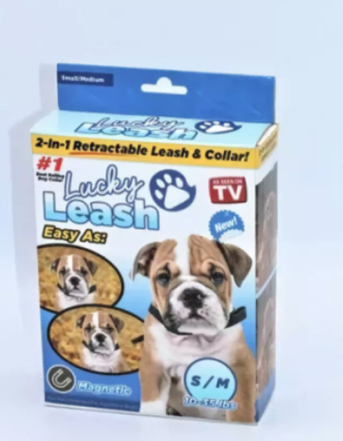 Поводок для собак Lucky Leash регулируемый - фото 1 - id-p94183640