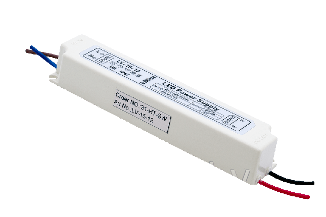 Блок питания герметичный, пластик LV-15-12 (12V, 15W, 1,25A, IP67), фото 2
