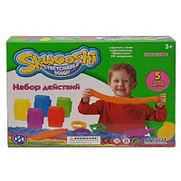 Тесто для 3D моделирования Skwooshi Stretchable Dough 5 цветов