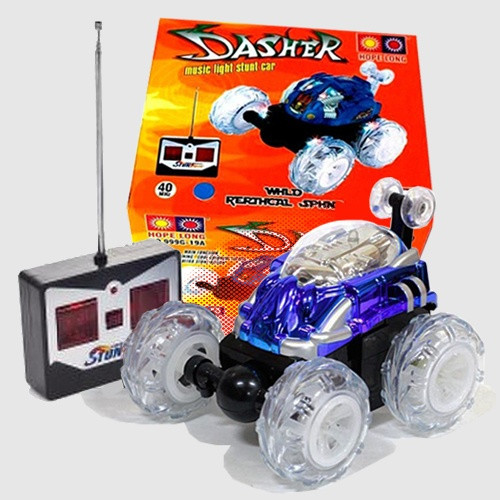 Радиоуправляемая машинка перевертыш Dasher Music Light Stunt Car - фото 2 - id-p94184342