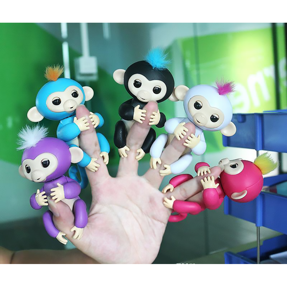 Интерактивная обезьянка на палец Baby Monkey c USB зарядкой - фото 2 - id-p94184610