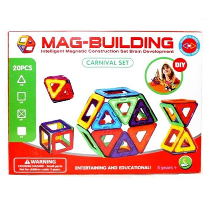 Магнитный конструктор Mag Building 20 деталей - фото 1 - id-p94184654