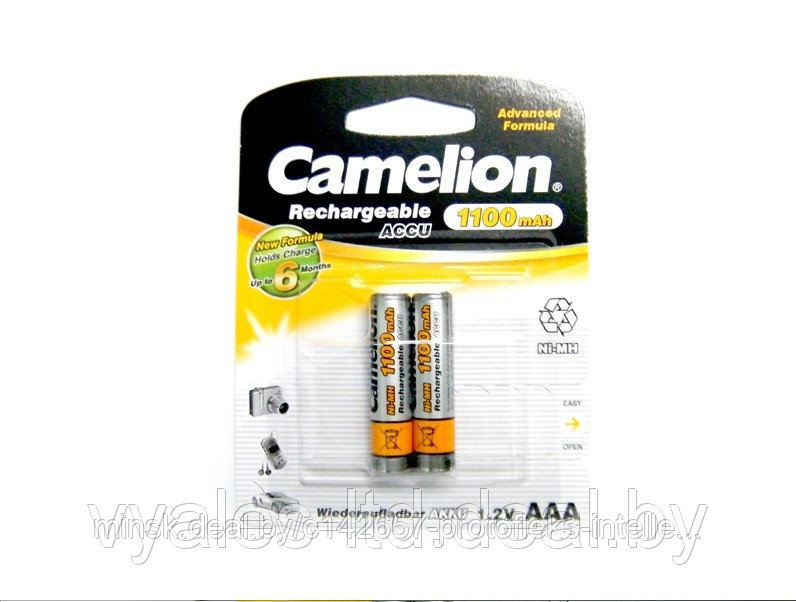 Аккумулятор 1.5V AAA Camelion R03 1100mAh - фото 2 - id-p3549174