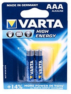 Элементы питания LR03 1.5V AAA Varta 4903 Alcaline - фото 3 - id-p4620896