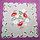 Салфетка (дорожка) лен вышивка "Маковый букет" 40*60 см, фото 4